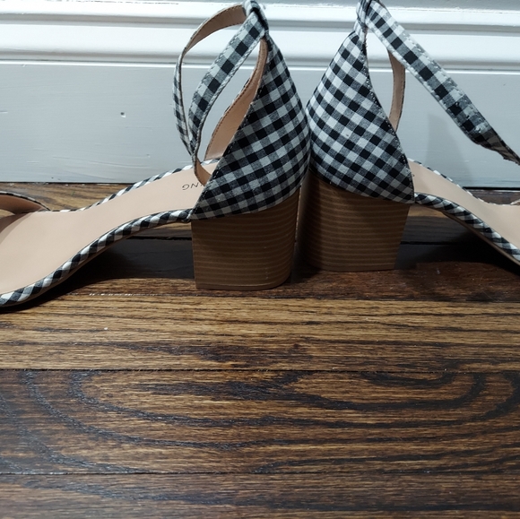 Call It Spring Checker Box Heel Size 10 - Picture 2 of 3